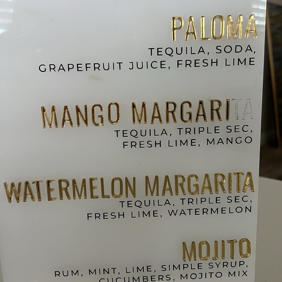 Acrylic Bar Sign - Picture 2 of 2